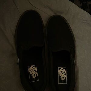 Vans Black Slip-On Shoes